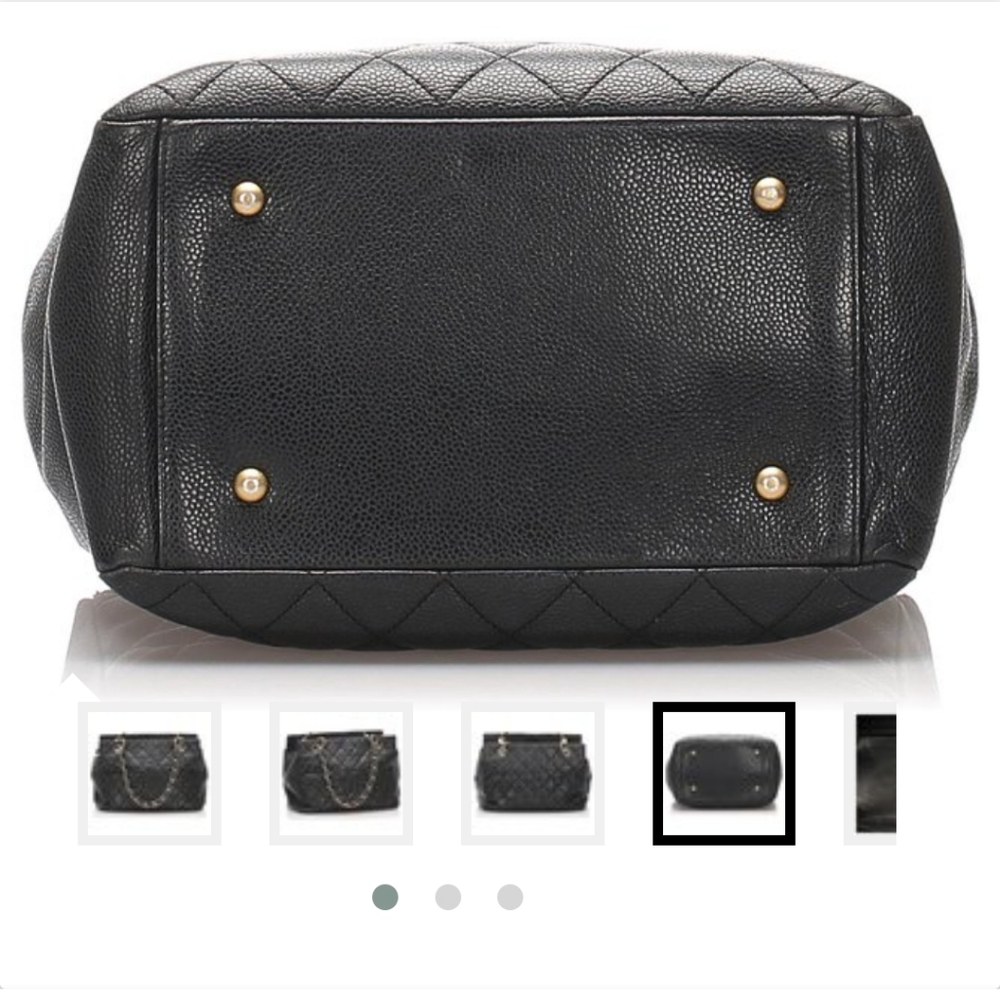 Chanel Black  Petite Quilted Leather Chain Shoulder Bag - Picture 4 of 12